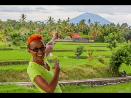 Janine Jkuhl in Bali during the Sama Sama Residency Programme.