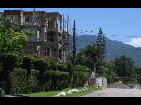 
The multifamily dwelling under construction at 9 Evans Avenue in St Andrew