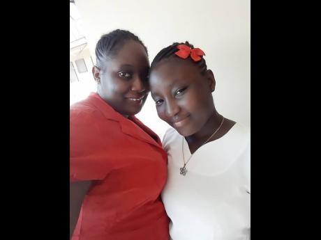 Denetra Tucker-Steele (left) and her 12-year-old daughter Akeela, who has leukaemia.