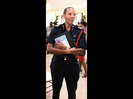 Stewart Beckford, commissioner of the Jamaica Fire Brigade.