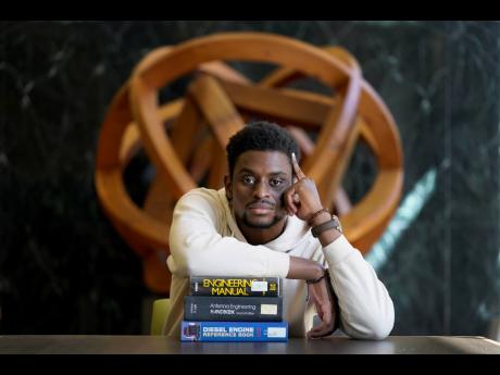 Illinois Institute of Technology student Wofai Ewa, originally from Nigeria, poses for a portrait Friday, September 18, 2020, at the institute’s library in Chicago. America was always considered the premier destination for international students, with th