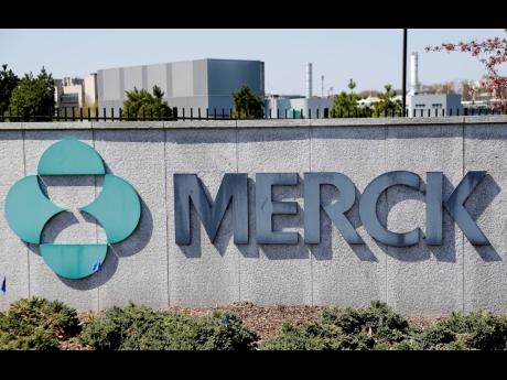 This May 1, 2018 file photo shows Merck’s corporate headquarters in Kenilworth, New Jersey.