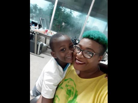 Shaniene 
Campbell and 
her son, Alexander.
