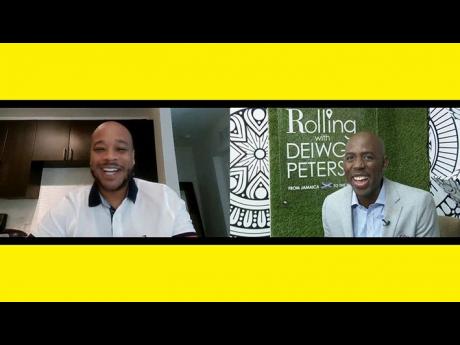 Host Deiwght Peters (right) speaks with Charles Mattocks in a new episode of ‘Rolling with Deiwght Peters’.