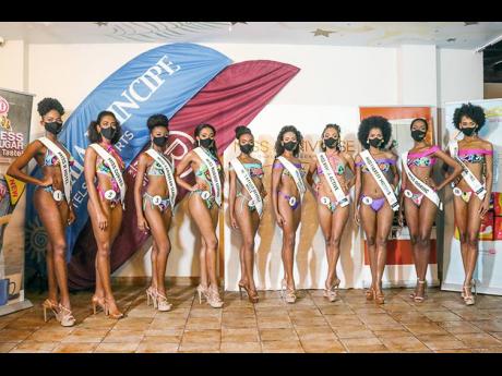 Top 10 finalists for Miss Universe Jamaica.