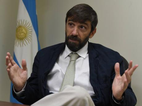 
Argentine Ambassador 
Luis Del Solar is 
hopeful that his 
country will reclaim Las Malvinas.