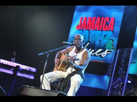 
R&B singer Joe was a crowd- pleaser on the second night of Jamaica Jazz and Blues in 2014. The line-up that year included Chrisette Michele, Protoje and Toni Braxton.At right: Billy Ocean gives a sterling performance at the Air Jamaica Jazz and Blues Fest