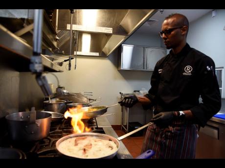 Now, who doesn’t love a flambé? Executive Chef Brian Lumley gave Food a fiery live cooking demonstration of scrumptiously creamy pasta. 