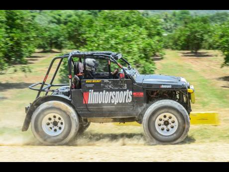 Nigel Wilmot and his Suzuki jeep are no strangers to Jamaican Motorsports.