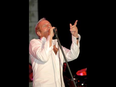 Michael Bolton performs during the 2007 staging of the then Air Jamaica Jazz and Blues Festival. 