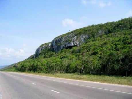Puerto Bueno Mountain, also called the Dry Harbour Mountains, in St Ann, which is in the centre of an ongoing uproar over the decision by Prime Minister Andrew Holness to allow limestone mining in this ecologically sensitive area. This decision has provoke