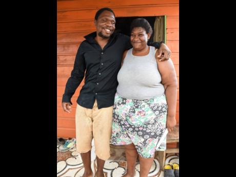 Dwayne Walker and his wife Staniece Taylor-Walker, who are both visually impaired and live in Ellerslie Pen, Spanish Town.
