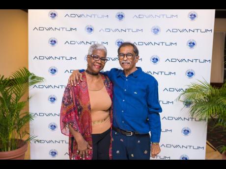 Charming couple: Harry and Charmaine Maragh were always together at the annual meetings of the Caribbean Shipping Association (CSA). The happy couple are pictured at a recent meeting of the CSA, where their smiles brightened up the room.