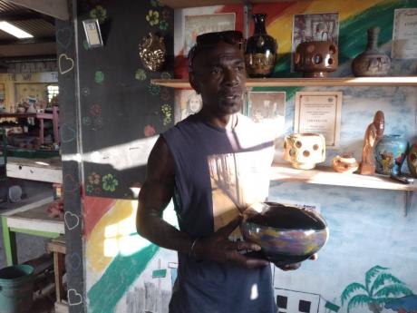 Trench Town artisan Garfield Williams discusses the process behind making one of his creations.