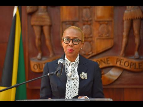 Education Minister Fayval Williams.