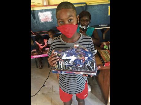 One of the many children who was treated recently by Pastor Alberta Boswell James of the Restoration of Life Mission in Christ Apostolic Church in St Ann’s Bay. 
