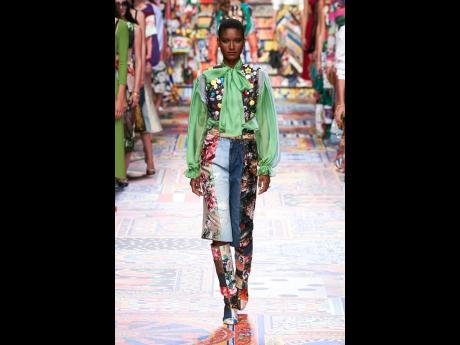 Giraud was super-ecstatic to have been booked to walk the iconic Italian fashion house Dolce & Gabbana’s Spring/Summer 2021 runway show in September.