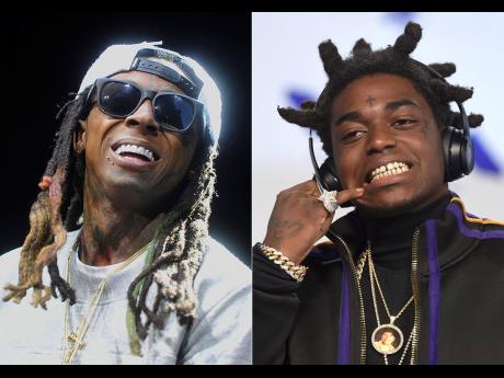 President Donald Trump pardoned or commuted the sentences of more than 140 people in a last-minute clemency flurry after midnight on Wednesday, including rappers Lil Wayne (left) and Kodak Black.