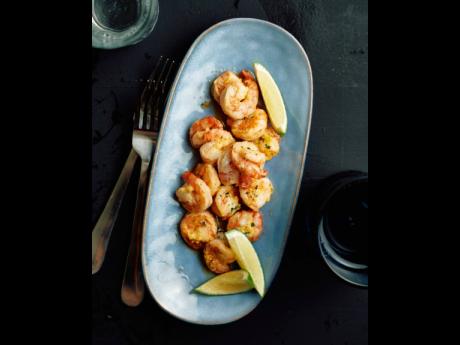 A must-have on the menu is some pan fried garlic shrimps or prawns.