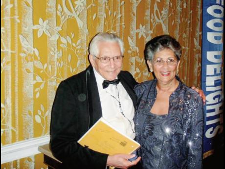 Ronnie Nasralla (left) and Sheila Lee at the grand ball for the Jamaican Independence Celebration Foundation Inc, in New York in 2011. 