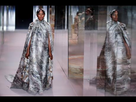 Model Naomi Campbell is one of the big names who hit the runway for Kim Jones’ Fendi début. 