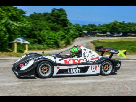 William Myers in his super fast Radical SR3.
