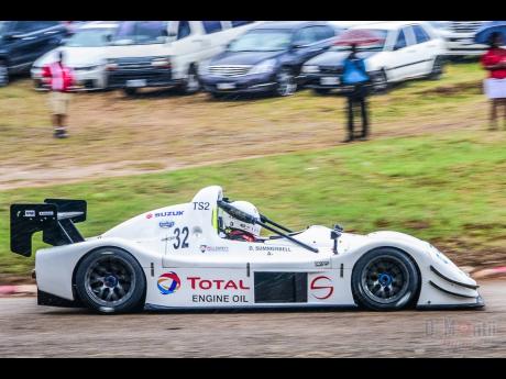 Veteran and crowd favourite, David Summerbell in his Radical SR8 rumoured to be piloted by a younger version of him when racing resumes.