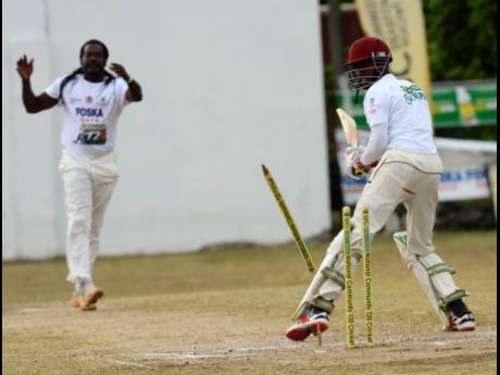 Action from the 2019 SDC Community T20 Cricket Competition in Springfield, St Thomas.