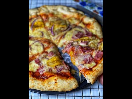 Home-made Hawaiian pizza, anyone?