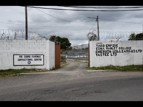 The entrance to the Rio Cobre Juvenile Correctional Centre in Spanish Town, St Catherine.