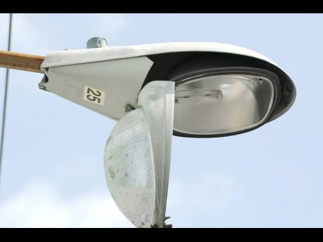 A file photo of a street light. The JPS is attributing theft as one of the major reasons for the delay in installing lights on a section of a roadway in Hanover.