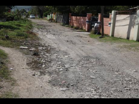 Alamando Terrace in New Haven, St Andrew, bears evidence of the havoc wreaked by torrential rainfall.