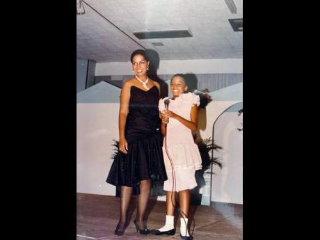 Alaine and her mother, Myrna Laughton, perform at The Jamaica Pegasus hotel at a concert named Celebrities and Their Children. The elder Laughton said she knew at an early age that her daughter would be a performer.