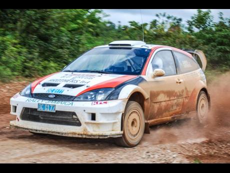 
2012 Jeffery Panton and Mike Fennell in their Ford Focus WRC, 2012 Champions.