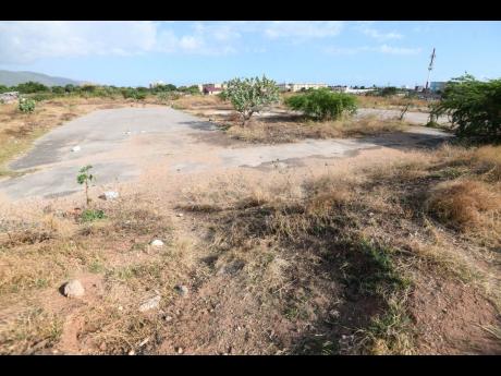 A section of No Man’s Land in southern St Andrew, where the Police Plaza is to be built.