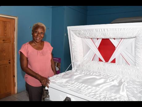 Sonia Lewis, general manager of Lewis Funeral Home in downtown Kingston, is concerned about increased storage costs with burials being banned.