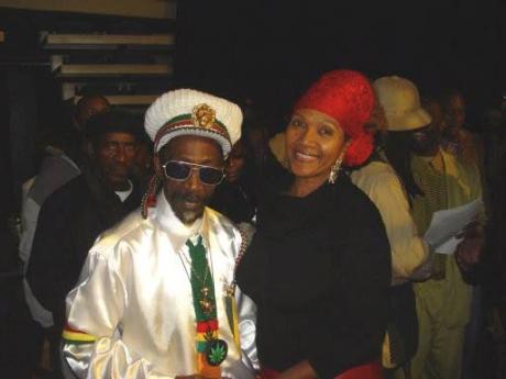 Bunny Wailer and childhood friend Marcia Griffiths. Wailer wrote ‘Electric Boogie’, the single which to this day remains one of Griffiths’ most notable hits.