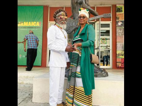 Noting that the late Bunny Wailer (left), was her ‘protector, partner and friend’, Maxine Stowe has vowed to carry out his wishes. 