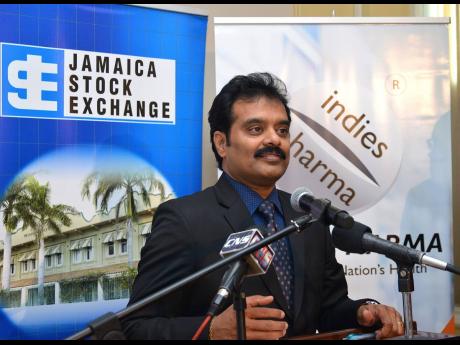 
Dr Guna Muppuri, CEO and founder of Indies 
Pharma 
Jamaica 
Ltd.