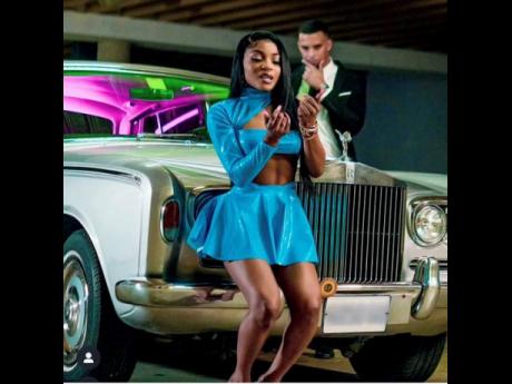 Entertainer, Moyanne, dressed by Nash, in a scene from her trending video, ‘Backseat’.