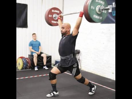 
United Kingdom-based Jamaican weightlifter James Daley.