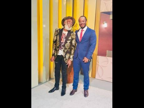 Music legend Big Youth and his son, attorney-at-Law Isat Buchanan. As he celebrates his father’s birthday, Isat wished Big Youth continued health and strength.  