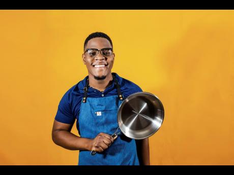 The man behind the pot is none other than YouTuber, recipe developer and self-taught chef Onari Cowan.  

NB: THAT IS NOT A POT.