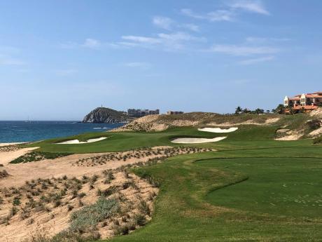 
The Cabo Del Sol’s Ocean Course appears along the Sea of Cortez in Cabo San Lucas, Mexico, on February 22, 2020. Cabo Del Sol and the other 17 courses at the tip of Baja California are coming back to life as the coronavirus pandemic begins to ease. 