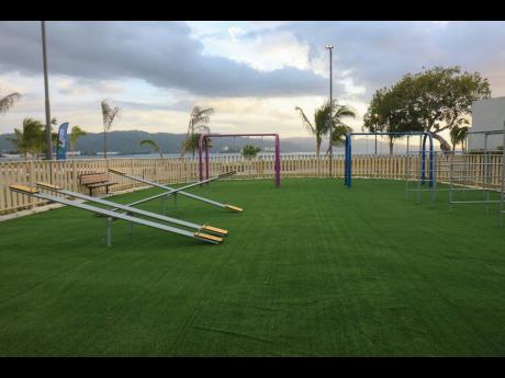 A section of the newly opened Harmony Beach Park in Montego Bay, St James.
