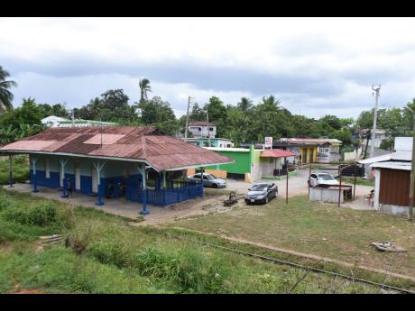 This old train station located in Linstead, St Catherine, is now being used as a meat shop. 