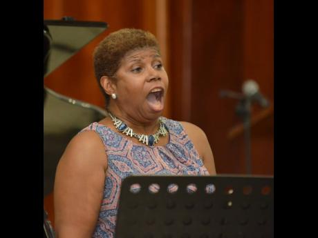 Mezzo-soprano Dahlia Dawn Fuller-Phillips performing at the 2019 staging of Classics In June at the UWI Chapel at the Mona Campus. 