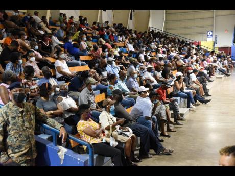 
The National Arena in St Andrew had to be closed early because of the large turnout. A total of 1,507 persons were inoculated with their second dose of the COVID-19 shot at the National Arena, the health ministry said. 