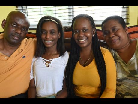 Dane McKay is seen here with daughters Kelsy (second left) and Kadane and wife Karen. Dane donated a kidney to save Kadane from life-threatening renal failure in 2019 and is seeking support for his wife, who has Cushing’s disease, breast cancer, and othe