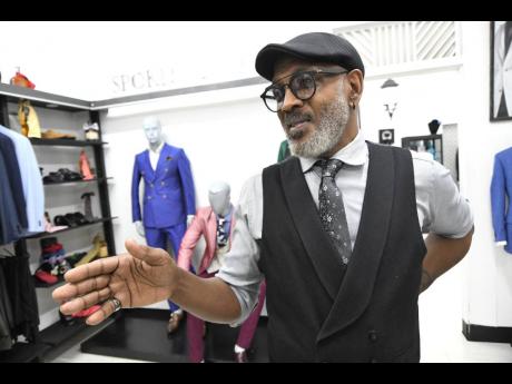 Dexter Huxtable, designer of menswear at Spokes Apparel, is hoping for some buoyancy in business.
